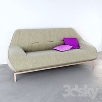 Ligne Roset - Sofa Cosse 3 seat by Philippe Nigro