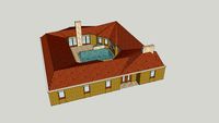 courtyard pool bungalow