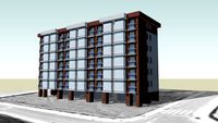 Edificio residencial de Santander.