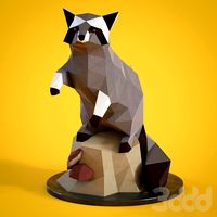 Lowpoly Racoon