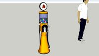 ASU Themed Gravity Feed Pumps-Gumball Machine