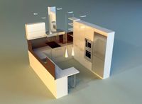 Kitchen 183d model
