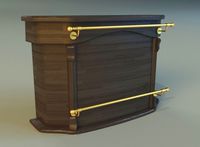 bar of wood3d model