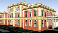 Launceston Public Buildings 1859, Launceston
