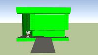 WWE Raw Stage Green Screened