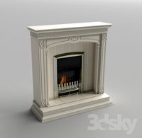 Stand under a decorative fireplace Verdi A1