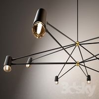 6-Arm Cord Chandelier