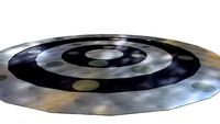 Round Leather Rug