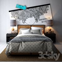 Rope Me King Size Bed - Old Patina