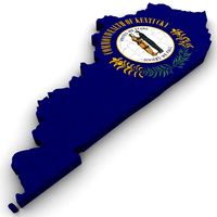 Kentucky Political Map3d model