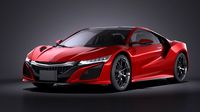 Acura NSX 2016 VRAY3d model