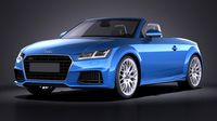 Audi TT Roadster 2015 VRAY3d model