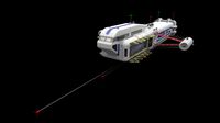 Scifi Passanger Freighter3d model