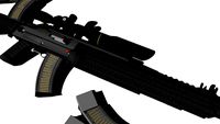 RIFLE / GUN. A49. Crusader Designated-Marksman Rifle