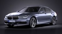 BMW 7-series G11 2016 VRAY3d model