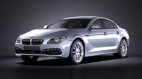 BMW 6-Series Gran Coupe 2015 VRAY3d model