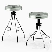Holly Hunt Glass Stool