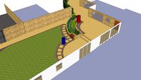 Courtyard garden design by Mike Bradley