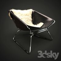 Leather chair.