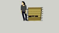 Shoe Cabinet / Shoe Rack 24 pairs of shoes capacity