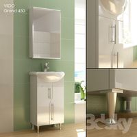 Washbasin with furniture, Vigo, collection of Grand 450,500,550,600
