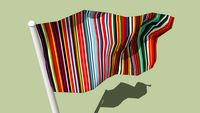 EU-25 2006 barcode logo flag - by Rem Koolhaas/AMO