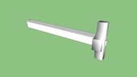 Door Panic Exit Device - Von Duprin Flat Bar Type