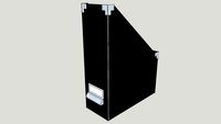 IKEA KASSETT Magazine file black