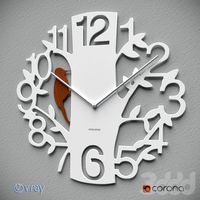 Karlsson Woodpecker Clock