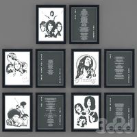 Rock Stars letters and pictures (PART01)