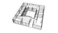 chenil carré 10 boxes couverts