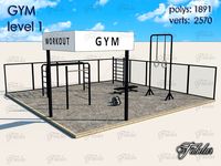 Gym Level 13d model