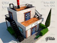 Gym Level 83d model