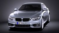 BMW 4-Series Coupe F32 M sport package 2015 VRAY3d model
