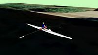 single scull with sculler