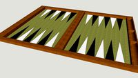 Basic Backgammon Board
