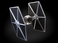 Star Wars Tie Fighter with Interior3d model