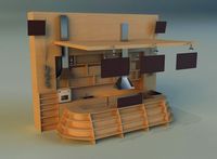 Trade pavilion 133d model