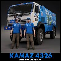 KAMAZ 4326 Gazprom3d model