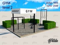 Gym Level 23d model
