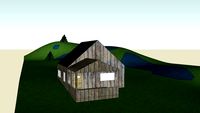 hut up a hill