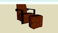 Hugues Chevalier - YING Arm Chair & Ottoman