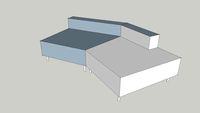 Hayes left back angled sofa