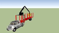 Grapple Logging Truck
