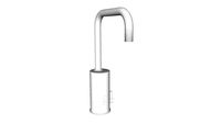 K-13472 Gooseneck single-hole Touchless DC-powered commercial faucet with Insight(TM) technology and temperature mixer