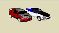 mitsubishi lancer evolution 9 rally car