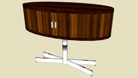 Oval sideboard