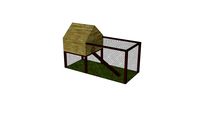 rabbit house - chicken house - konijnenhok - kippenhok - kippenren - rabbit hutch - rabbit run