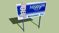 Welcome Sign Mississippi