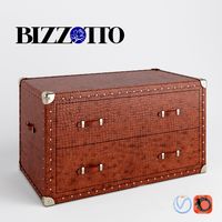 Chest bizzotto Art. 557 in the skin